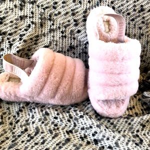 Ugg baby pink slippers